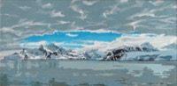 Break in the Clouds--oil on canvas 10x20