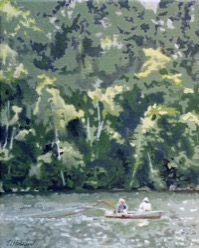 Lazy August--oil on canvas 10x8