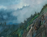 Low Cloud--oil on masonite 16x20