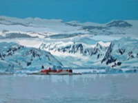 Polar Station--acrylic on canvas 30x40