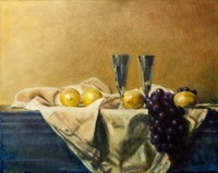 Silver Flutes--oil on canvas 16x20