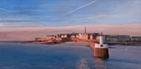 St-Malo--oil on canvas 15x30